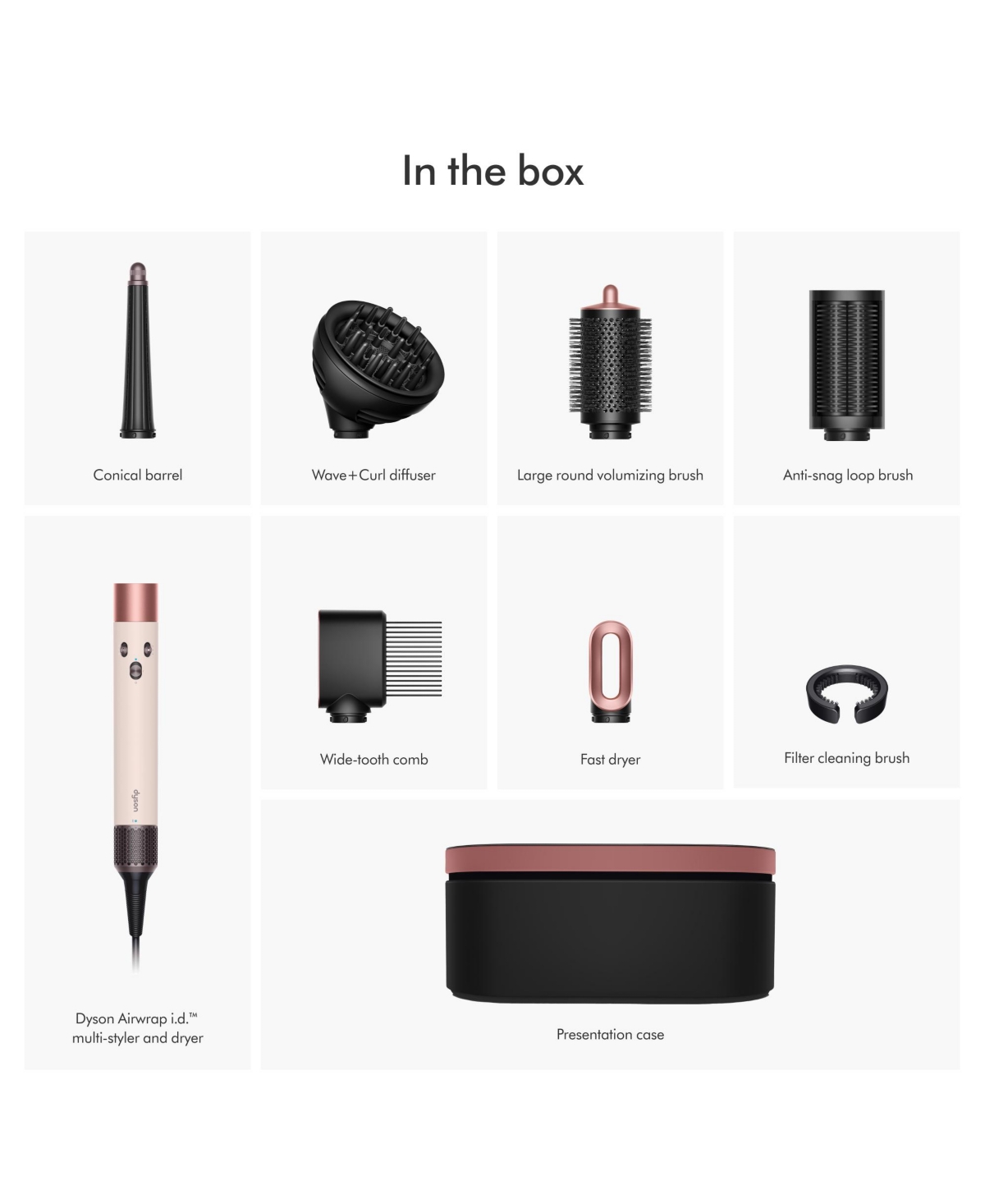 Dyson Airwrap i.d. Multi-styler Curly+Coily | Ceramic Pink/Rose Gold