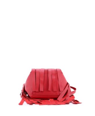 XS Laundry Cabas Tote Fringe Leather