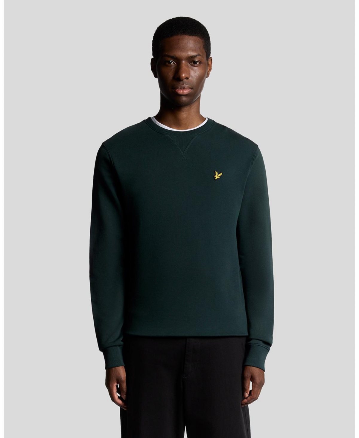 Lyle & Scott Men's Crew Neck Sweatshirts - Dark green