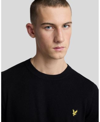 Men's Cotton Merino Crew Neck Sweater