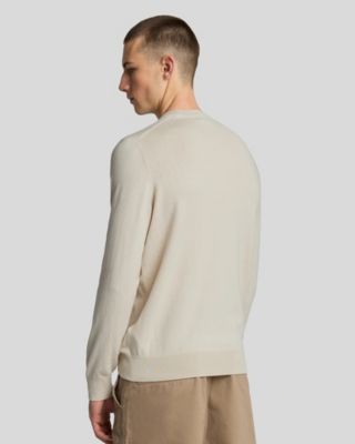 Men's Cotton Merino Crew Neck Sweater