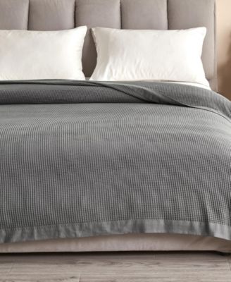 Lightweight Waffle Weave Cotton Blanket, King