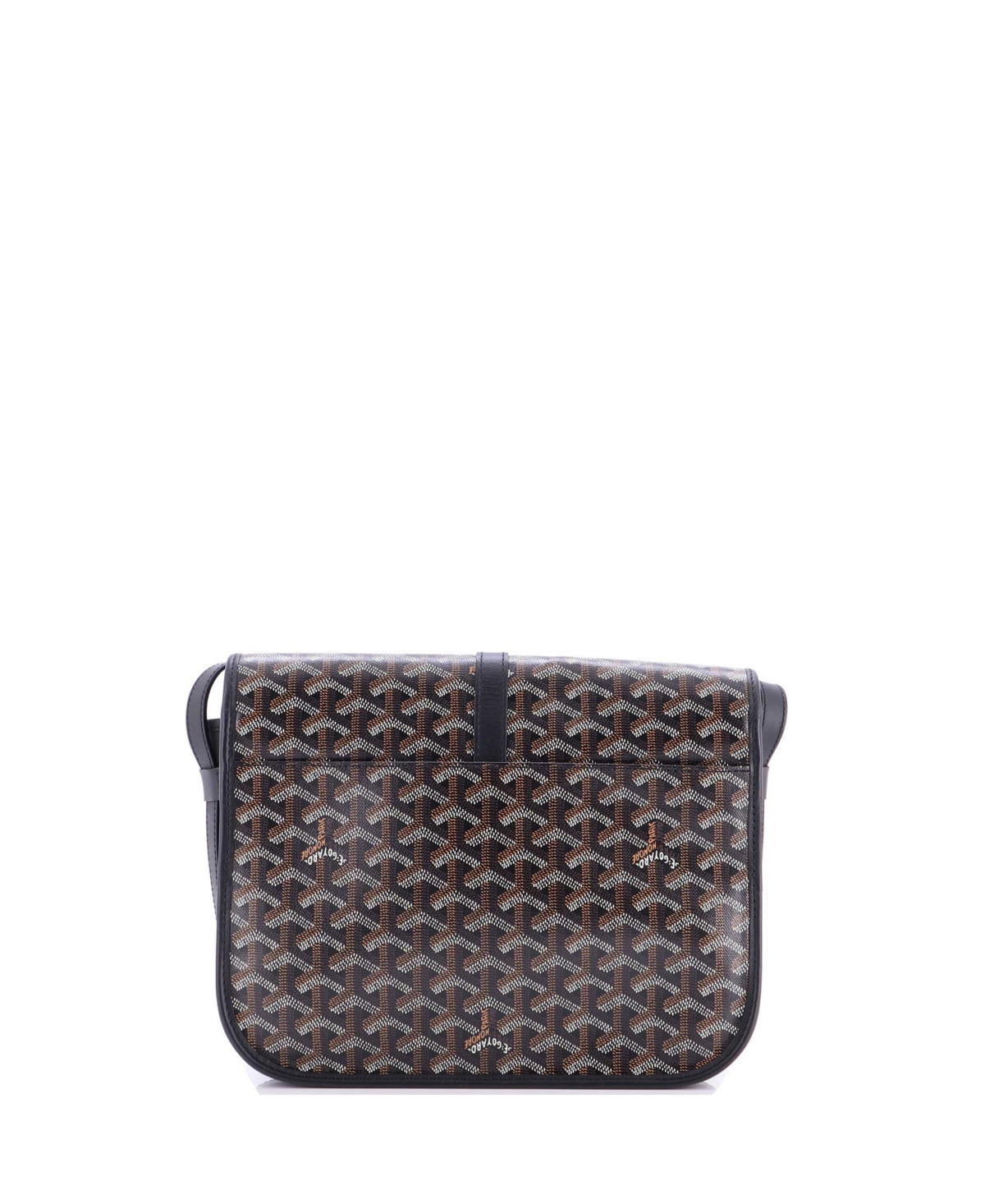 Pre-Owned Goyard Mm Belvedere Ii Messenger Bag Coated Canvas