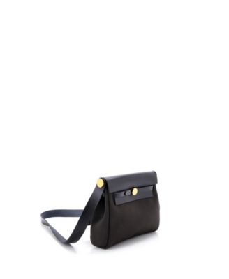 20 Herbag Zip Toile and Leather