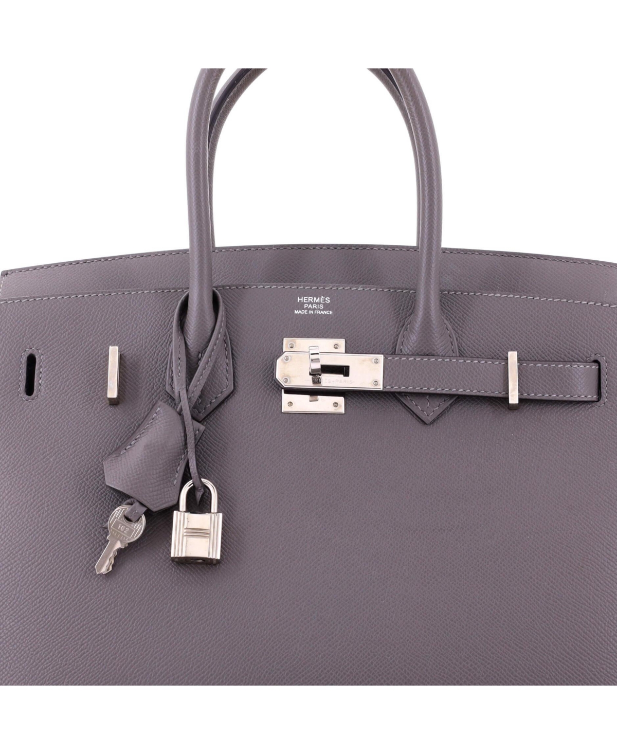 Pre-Owned Hermes Birkin 30 Handbag Epsom with Palladium Hardware
