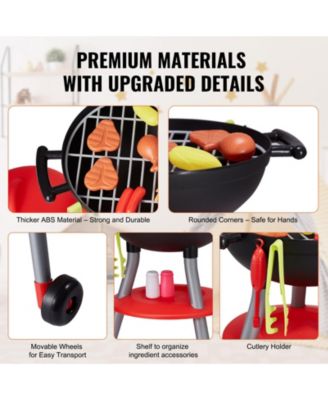 28-Piece BBQ Grill Playset with Electronic Sounds & Lights