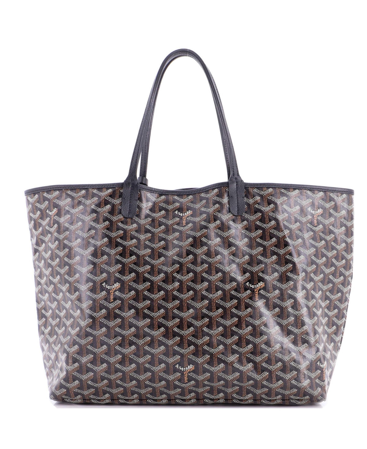 Pre-Owned Goyard Pm Saint Louis Tote Coated Canvas