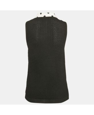 Women's Cheap And Chic Patterned Knit Sleeveless Top
