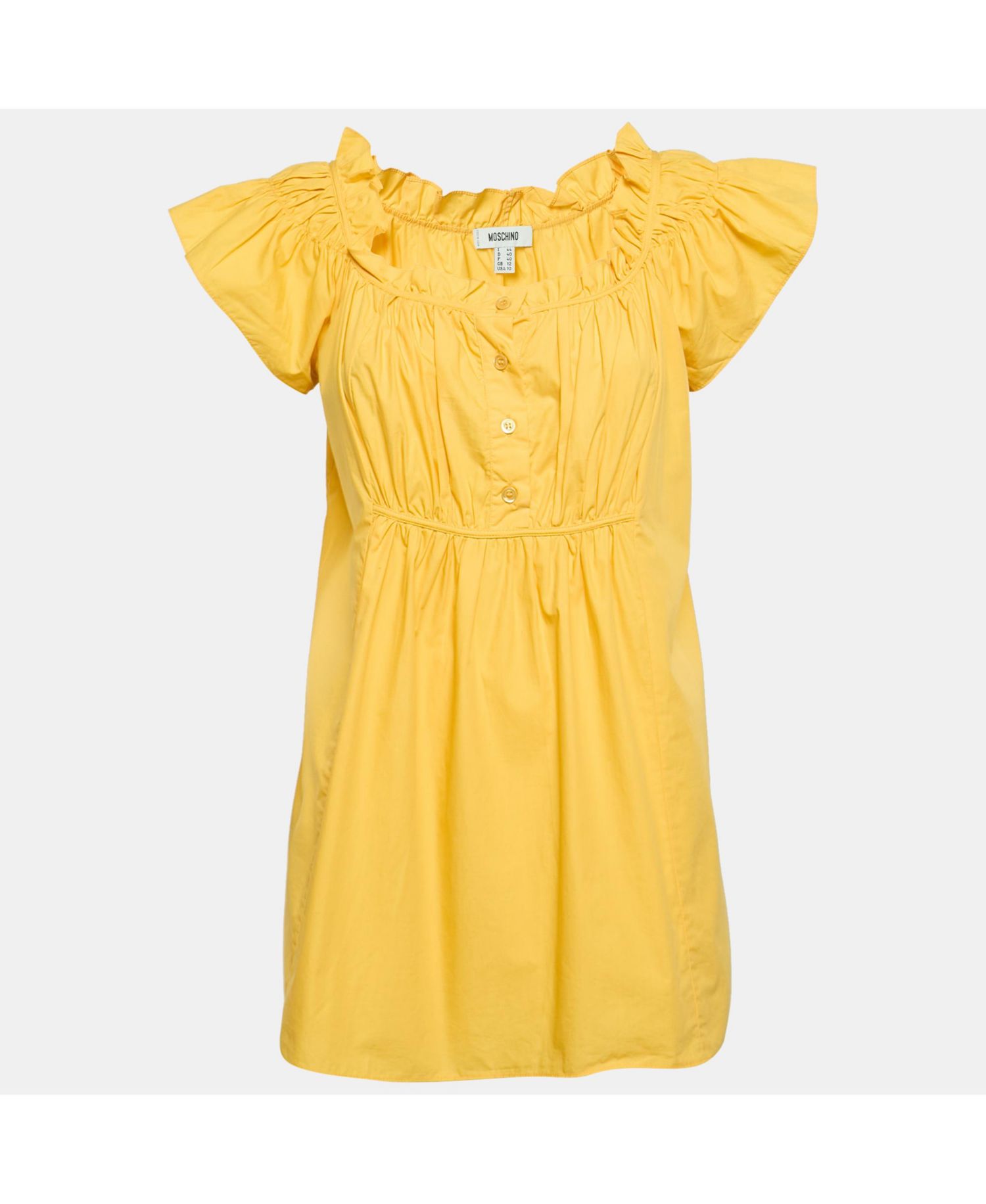 Women's Yellow Cotton Top