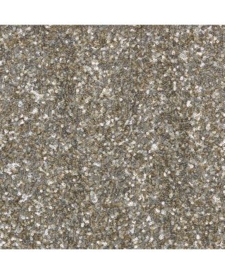 Women's Metallic/silver Sequin Mini Skirt