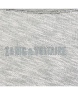 Women's Green Strawberry Print Cotton Blend Distressed T-Shirt