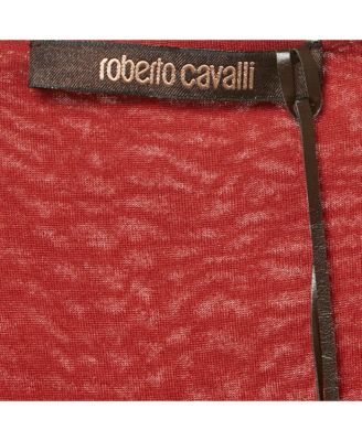 Women's Beige Cotton And Modal Faux Feather Detail T-Shirt