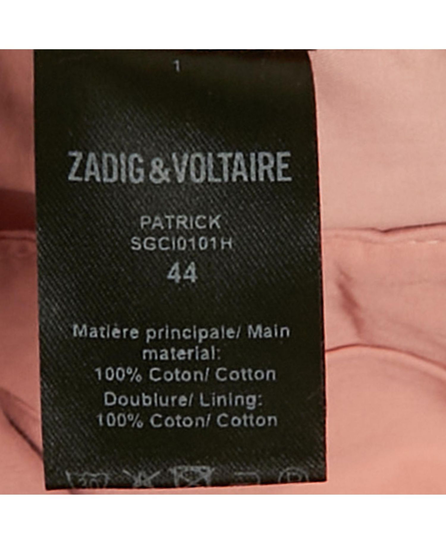 Men's Pink Cotton Patrick Chino Trousers