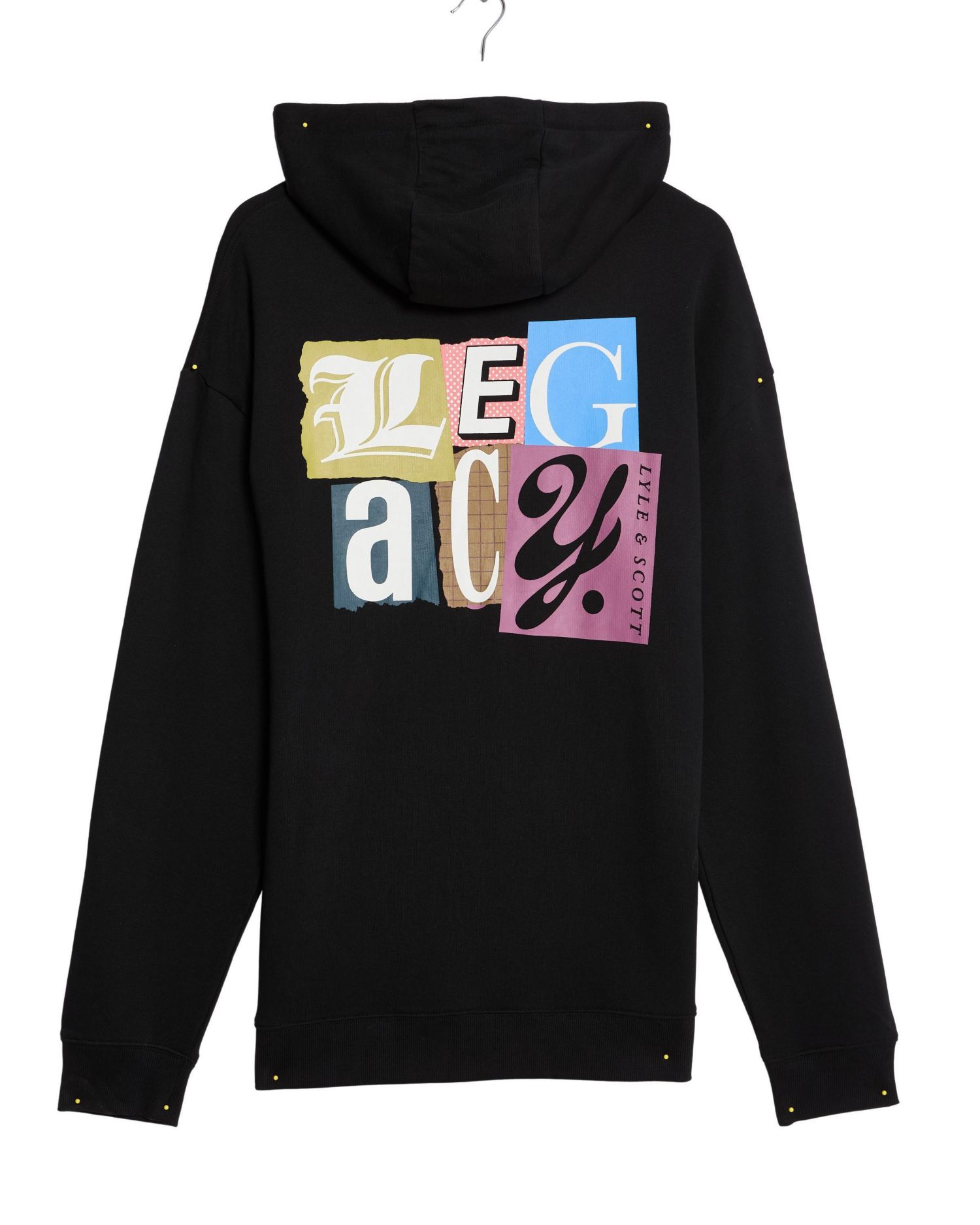Men's Bold Letters Long Sleeve Graphic Hoodie