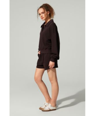 Women's Oversized Heirloom '89 Polo Collar Sweatshirt