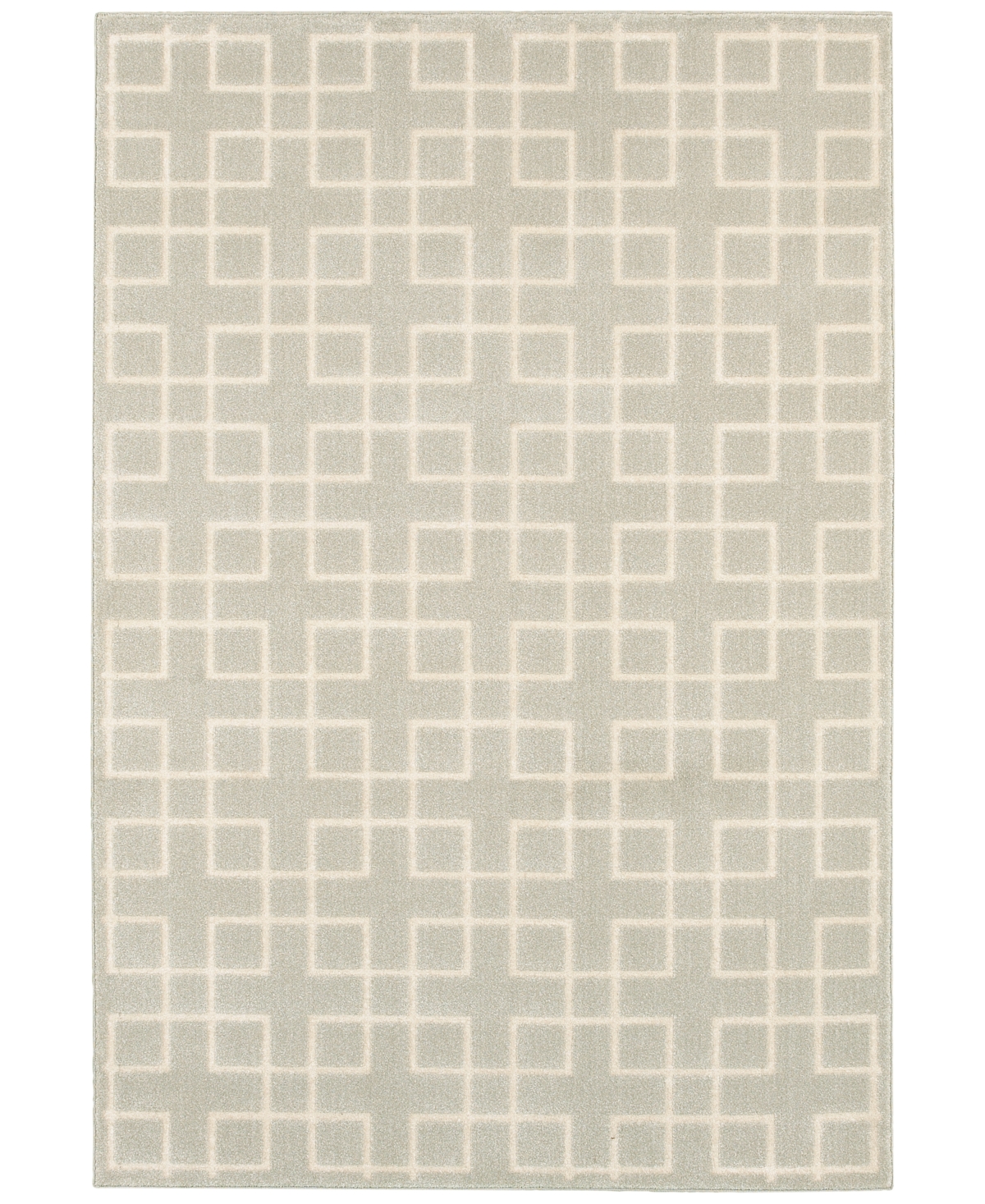 Closeout! Oriental Weavers Ellerson Crosswalk 6'7in x 9'6in Area Rug - Ivory