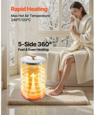 Towel Warmers for Bathroom, Towel Warmer Bucket with 24H Delay Timer & Child Lock & Auto Shut Off