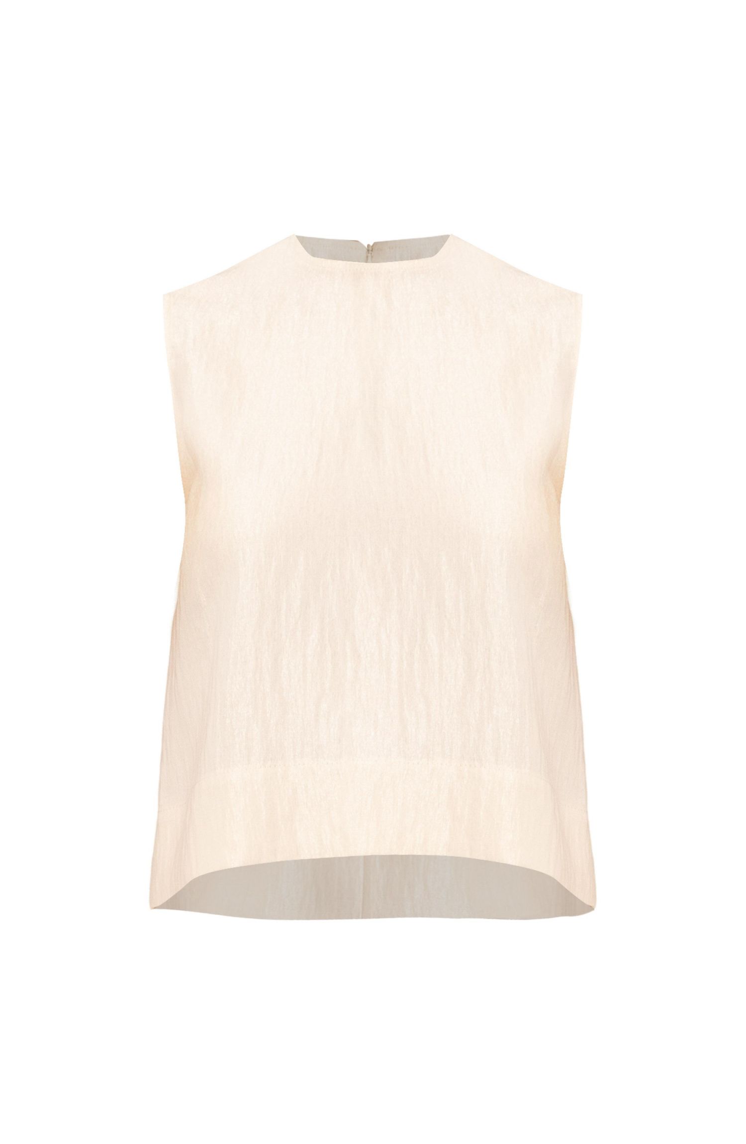 Women's Sleeveless Round Neck Top