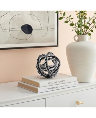 Nox Glass Knot Loop Sculpture