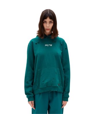 Women's Cotton Destroyed Hoodie