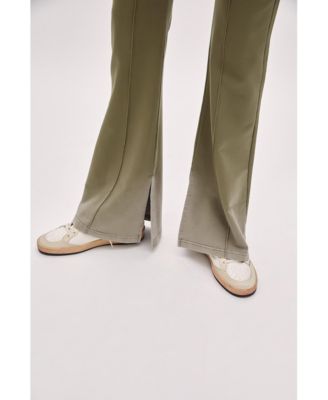 Women's Acid-Washed Flare Sweatpants