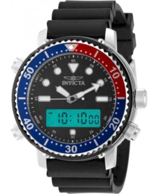 Men's 49451 Pro Diver Digital, Quartz Electronic, PC21AF Black Dial Watch