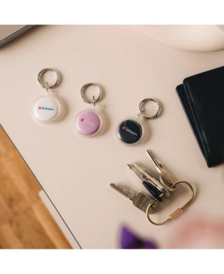 32135 My Finder Bluetooth Coin Tracker for Apple iOS - Black/Purple/White (3/Pack)