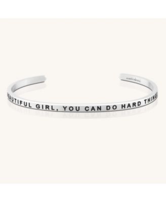 Beautiful Girl You Can Do Hard Things Bracelets