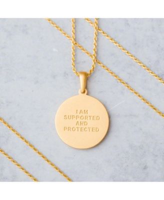 Mandala I Am Supported And Protected Gold / Original