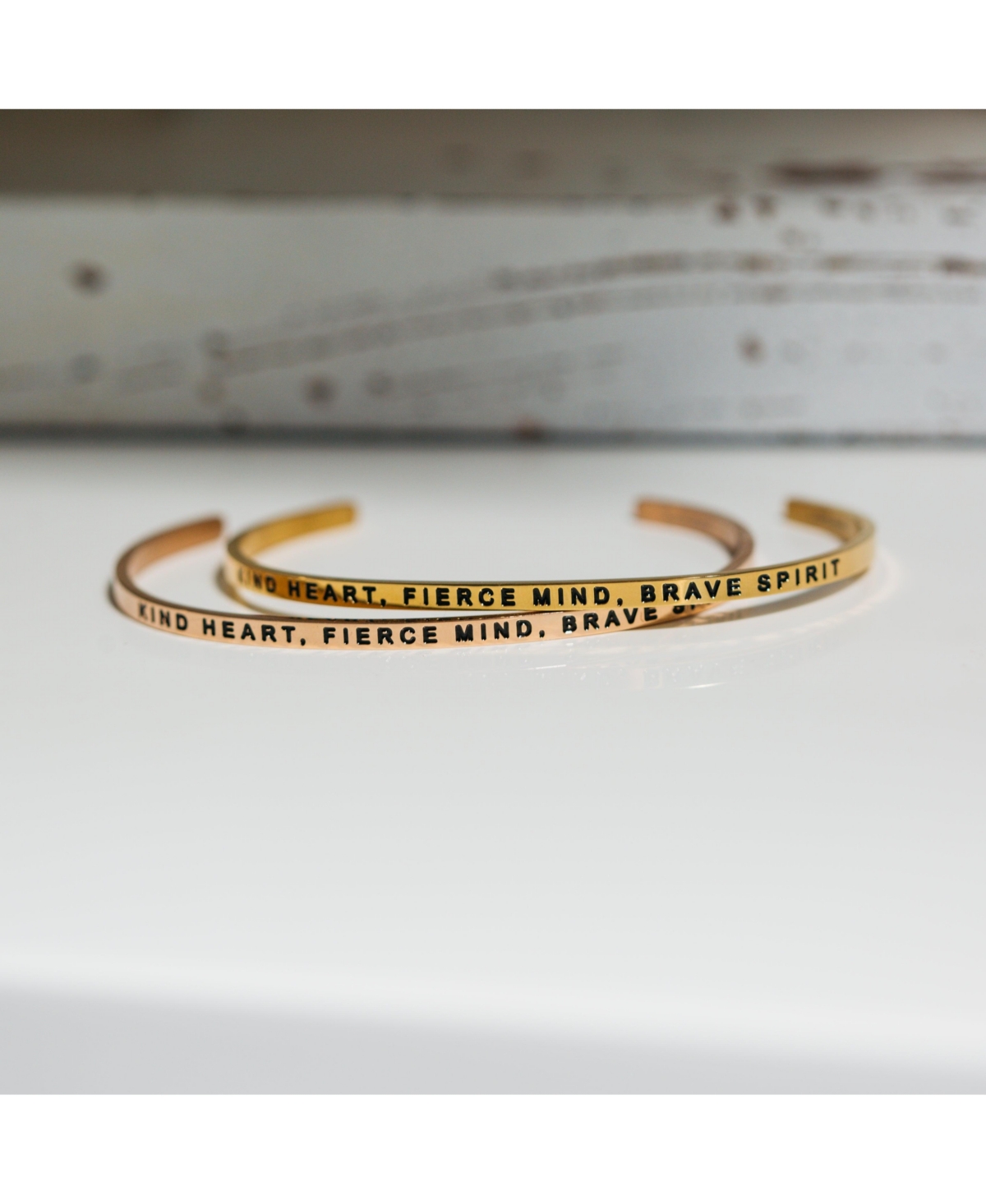 Mantra Kind Heart Fierce Mind Brave Spirit Bracelets