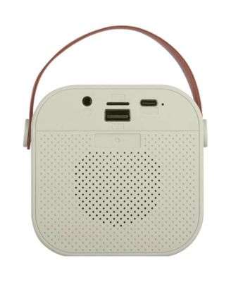 Mini Bluetooth RGB Karaoke Speaker with Wireless Microphone - Sahara