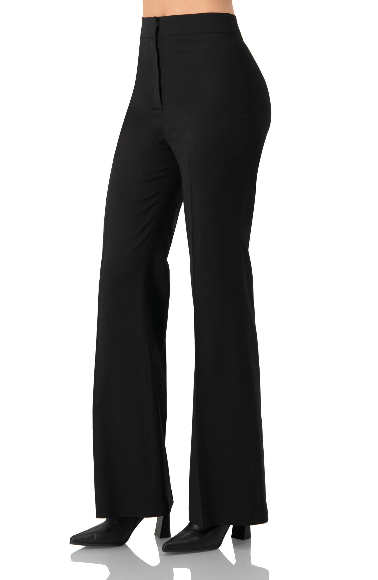 Women's Classic Tailored Straight-Leg Pants
