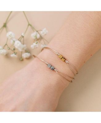 Thread Bracelet 18K gold PVD Plating Stainless Steel