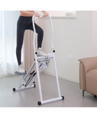 Vertical Climber, Low-Impact Full Body Cardio for Home, Foldable Design with LCD Display