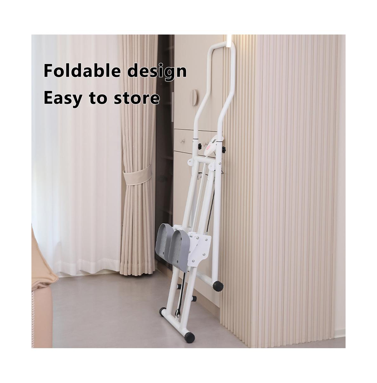 Artudatech Vertical Climber, Low-Impact Full Body Cardio for Home, Foldable Design with Lcd Display
