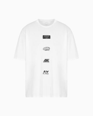 Men's Classic Fit Short Sleeve Stacked Logo Graphic T-Shirt