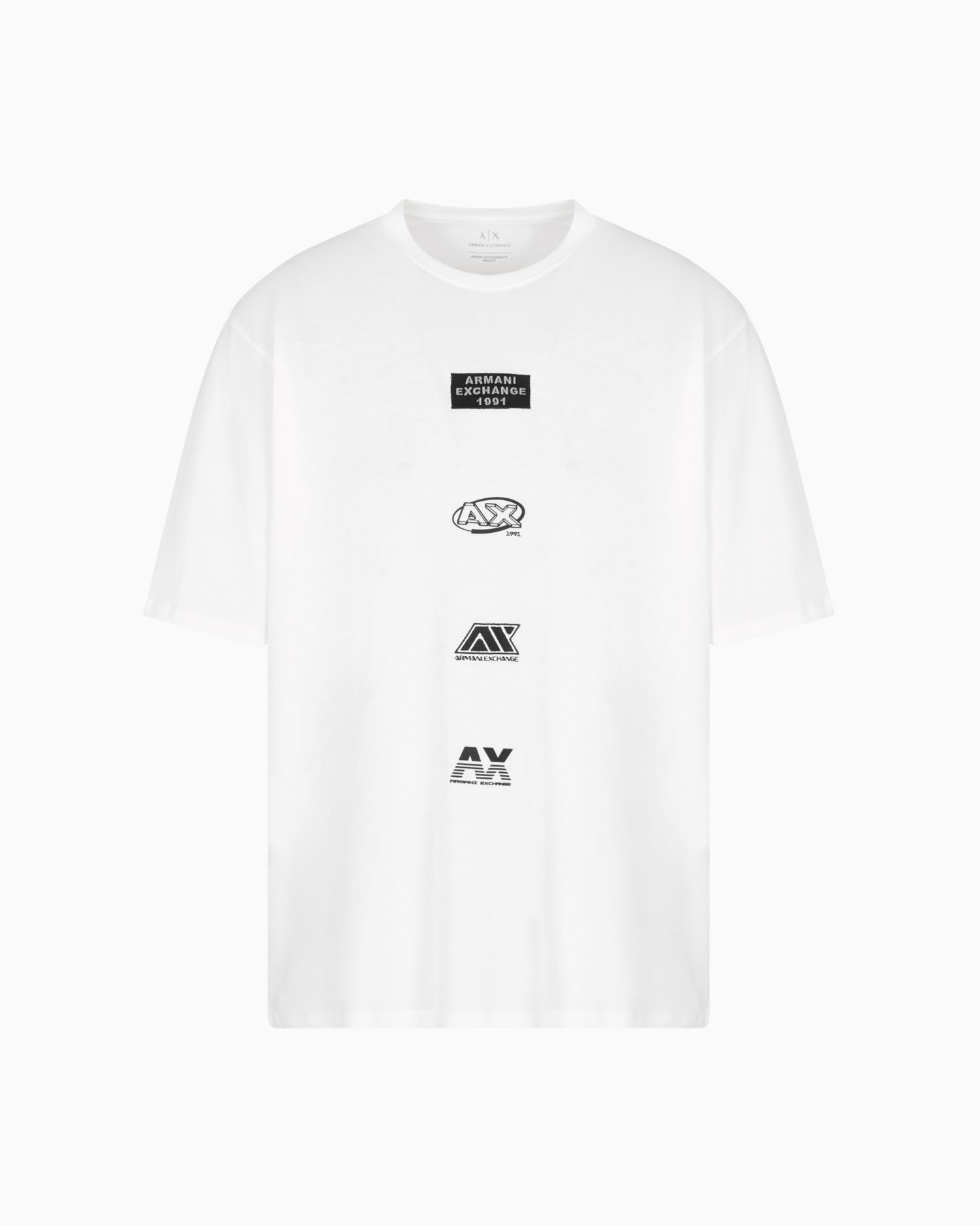 Men's Classic Fit Short Sleeve Stacked Logo Graphic T-Shirt