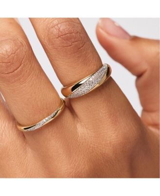 Gold Band Ring - Kira Dome Ring