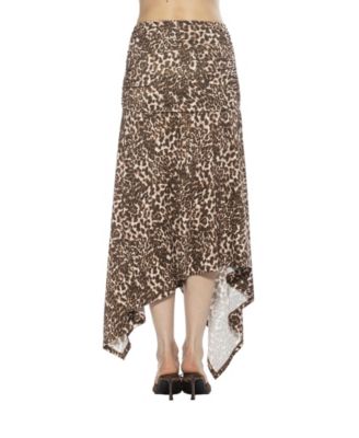 Women's Kennedy Ruched Stretch Handkerchief Skirt