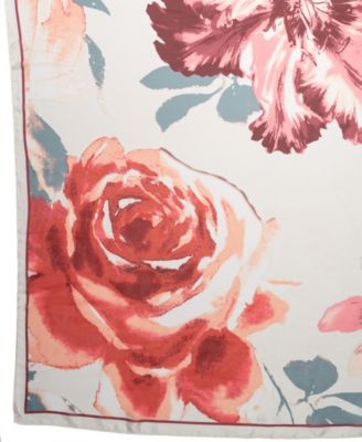 Exploded Blooms Square Scarf