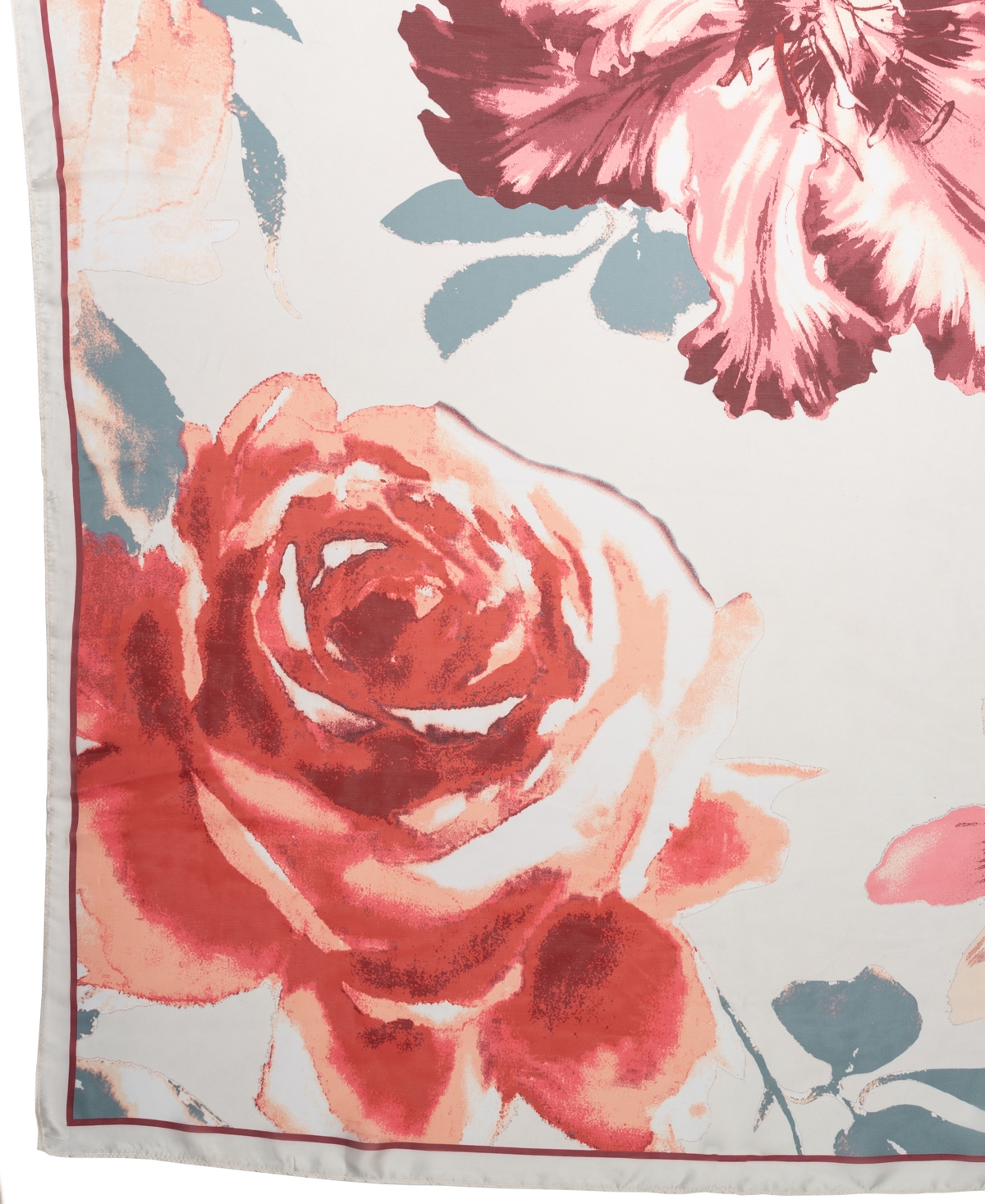 Vince Camuto Exploded Blooms Square Scarf