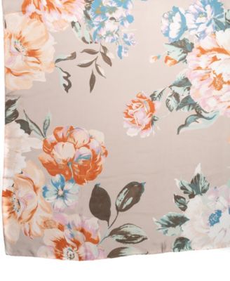 Painterly Rose Square Scarf