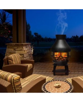 Patio Wood Burning Chimneys Fireplace Outdoor Heaters