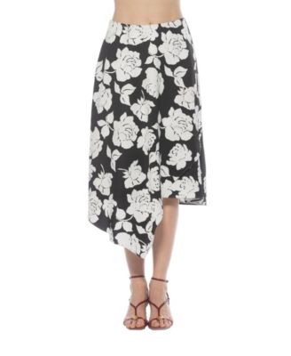 Women's Jess Asymmetric Midi Skirt