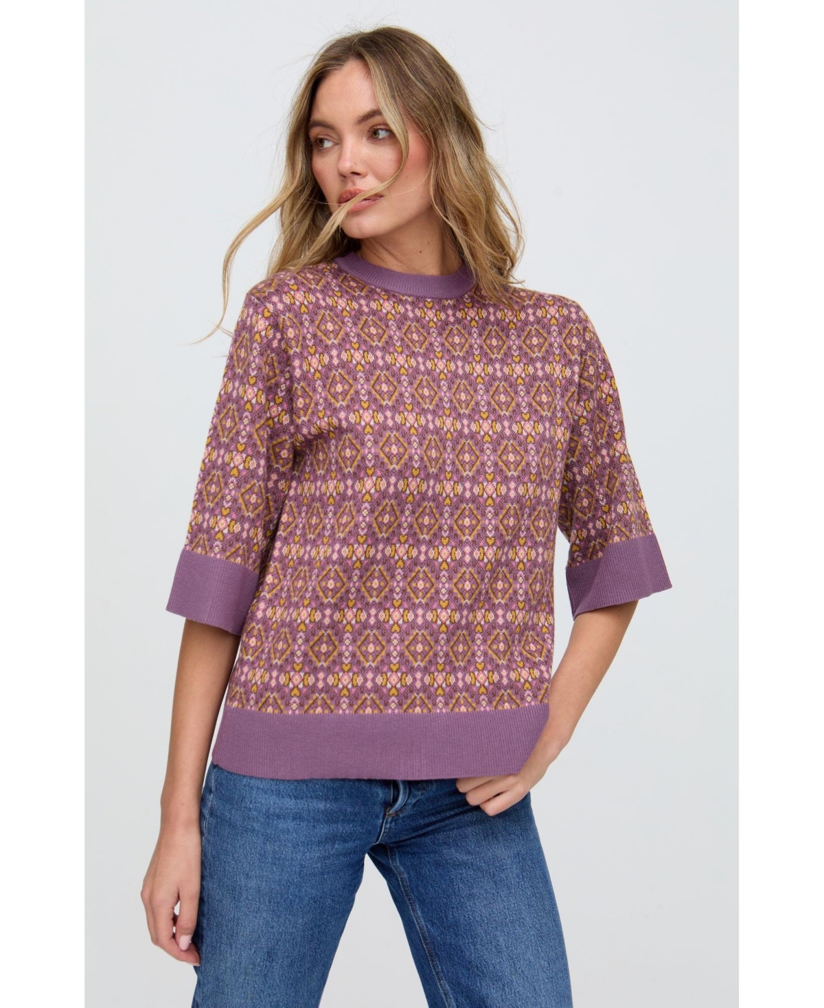 Raffya Women's Daffodil Slouchy Knitted T-shirt