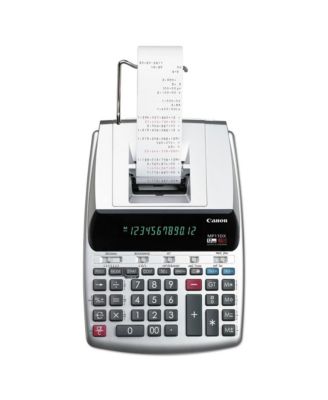 2198C001 3.7 Lines/Sec MP11DX-2 Printing Calculator - Black/Red Print