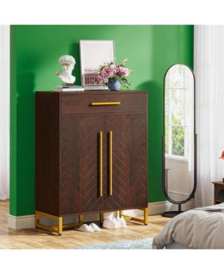 Multi-Compartment Shoe Organizer for Entryway and Hallway