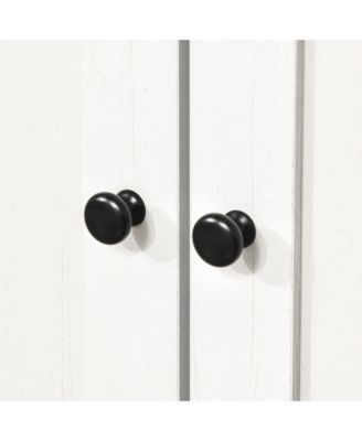 63.5" Buffet with Hutch, Kitchen Pantry W/ Shelves, Antique