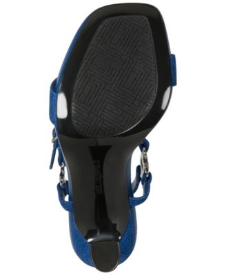 Cybil High-Heel Square-Toe Sandals