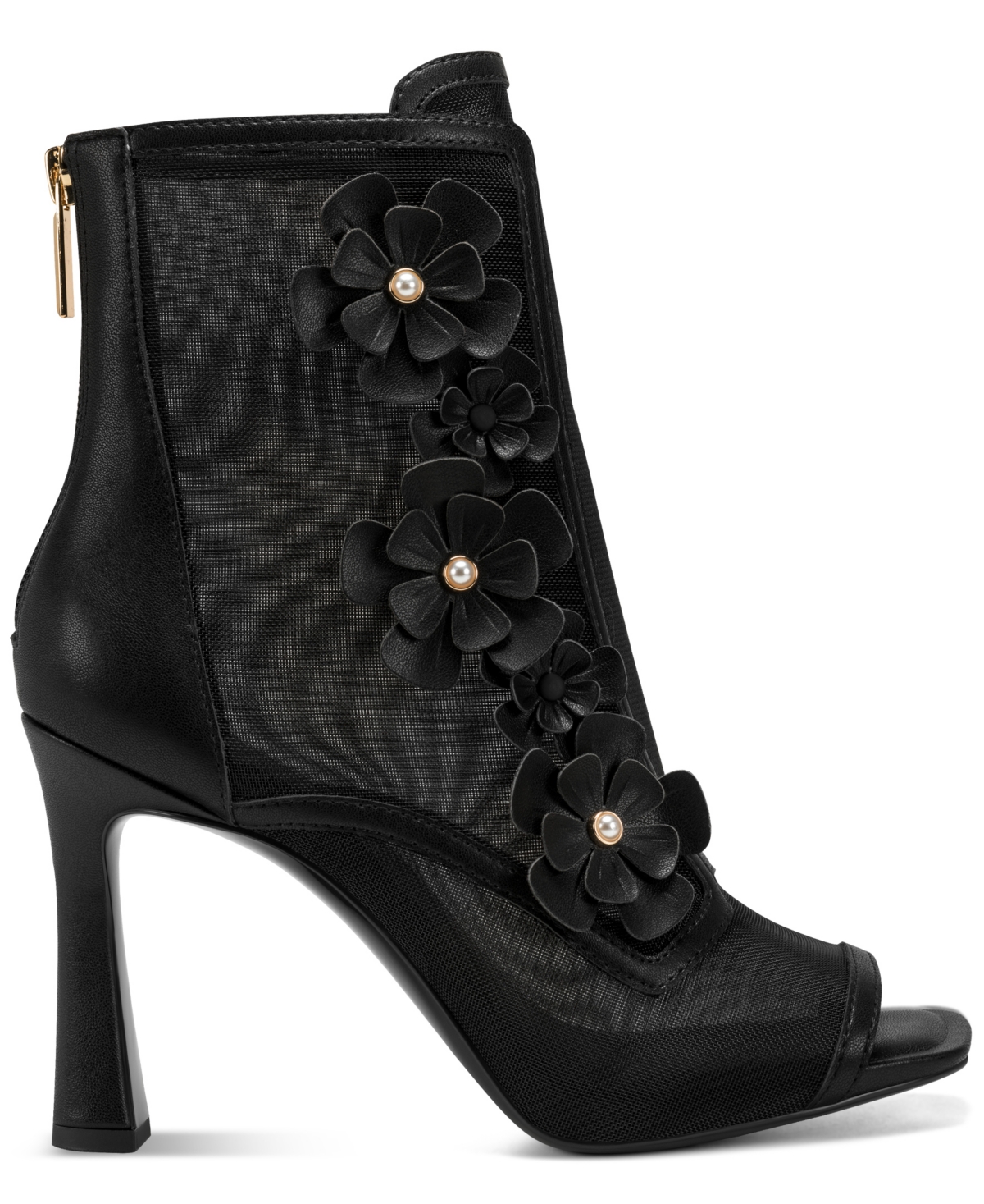 Karl Lagerfeld Paris Women's Deandre Heeled Floral Bootie